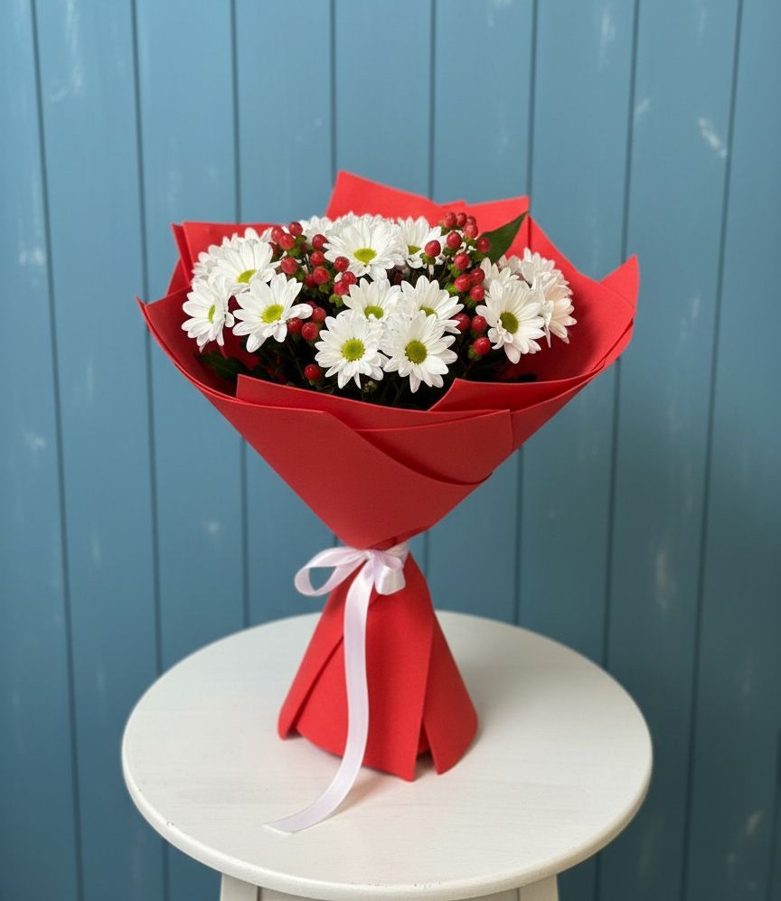 Букет цветов из: Хризантемы в Онгудай