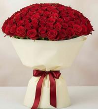Букет 101 Красная роза Милано в Онгудай