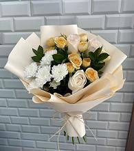 Букет цветов из:  Розы и Хризантемы в Онгудай