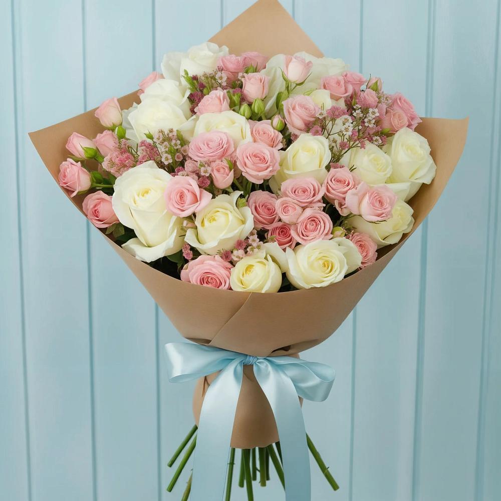 Букет цветов из: Розы в Онгудай