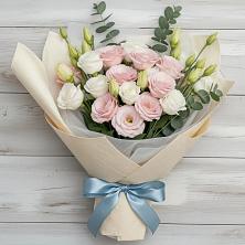 Букет цветов из:  Лизиантусы в Онгудай