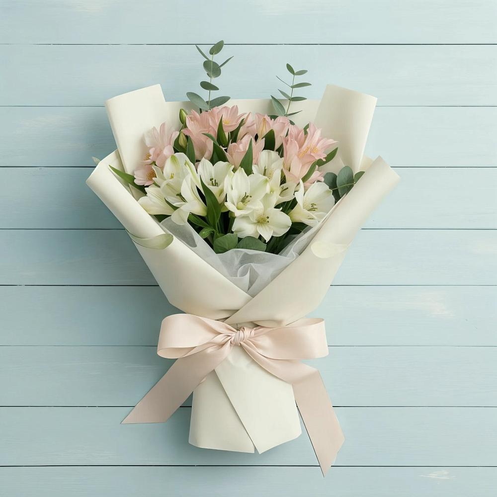 Букет цветов из: Альстромерии в Онгудай