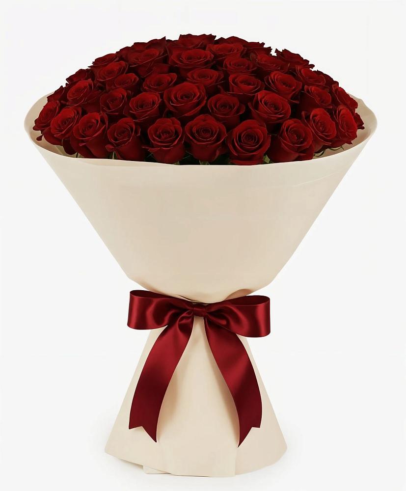 Букет 101 Бордовая роза Блэк Бакарра в Онгудай